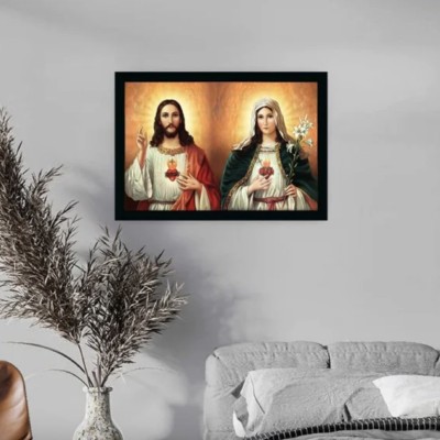 Jesus Christ Painting with Synthetic Photo Frame (Multicolor) Profile Picture